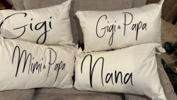 Grandma Grandpa pillow